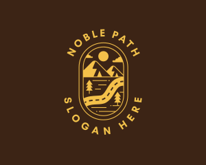 Mountain Path Travel logo design