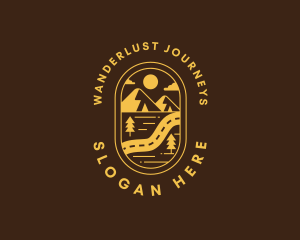 Mountain Path Travel logo design