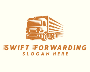 Orange Cargo Trucking logo design