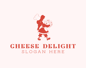 Cheese Girl Restaurant logo design