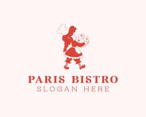 Cheese Girl Restaurant logo design