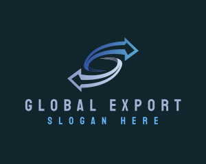 Export - Arrow Exporting Logistics logo design