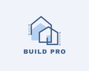 Home - Blue Architect House logo design