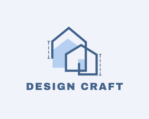 Architect - Blue Architect House logo design