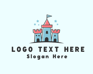 Playhouse - Nursery Castle Toy logo design