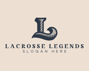 Elegant Swoosh Letter L logo design