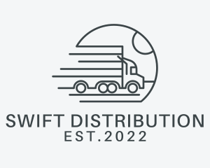 Distribution - Fast Movers Vehicle logo design