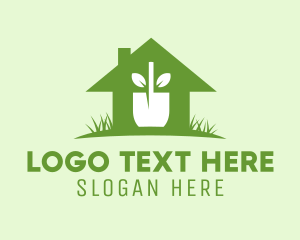 Apartment - Greenhouse Lawn Care logo design