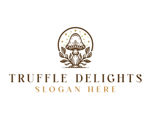 Truffle - Fungi Mushroom Plant logo design