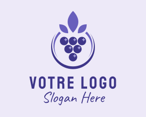 Violet Grape Fruit  Logo