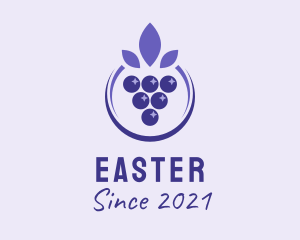 Bartender - Violet Grape Fruit logo design