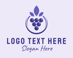 Violet Grape Fruit  Logo