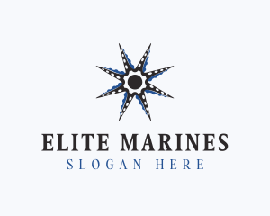 Marine Octopus Star logo design