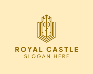 Castle - Castle Tower Fortress logo design