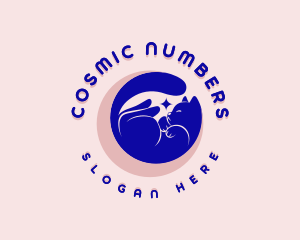 Mystical Cosmic Cat logo design