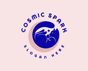 Mystical Cosmic Cat logo design