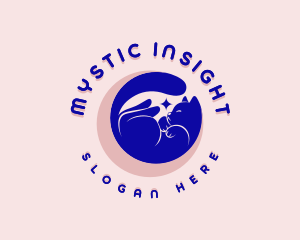 Mystical Cosmic Cat logo design