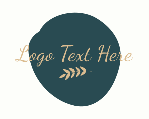 Wordmark - Elegant Wellness Leaves logo design