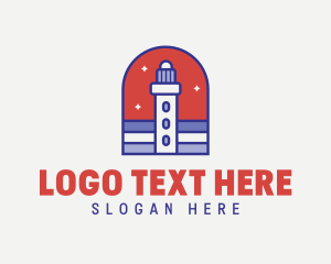 Coastal - Coastal Lighthouse Tower logo design