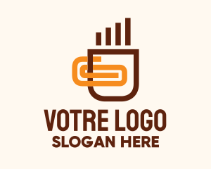 Coffee Cup Clip Logo