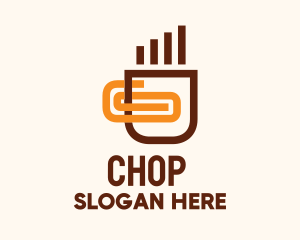 Coffee Cup Clip Logo