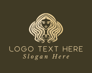Goddess - Gold Goddess Beauty logo design