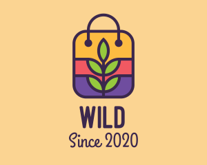 Leaf - Organic Grocery Bag logo design