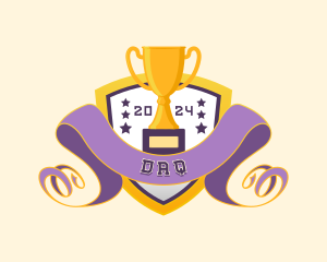 Ribbon - Championship Trophy Award logo design