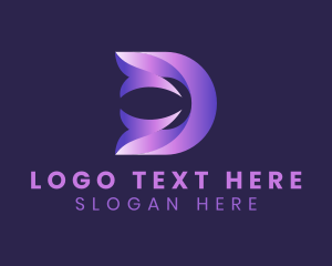 Letter Ao - Generic Startup Letter D logo design