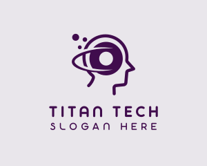 Mind AI Tech Programming logo design