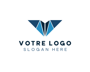 Generic Geometric Letter V logo design