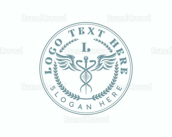 Medical Healthcare Caduceus Logo