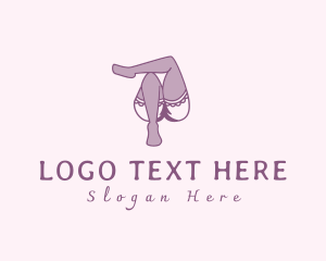 Lady - Luxury Woman Lingerie logo design