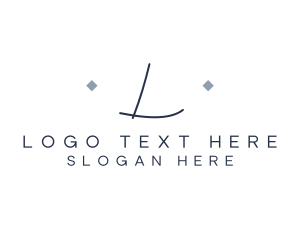 Personal - Minimalist Elegant Signature logo design
