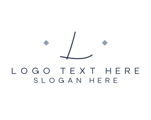 Haute Couture - Minimalist Elegant Signature logo design