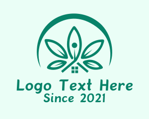 Weed - Sustainable House Property logo design