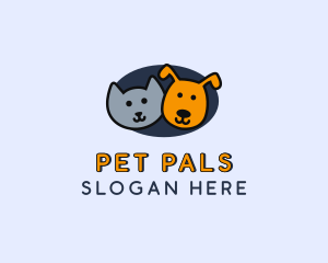 Cat Dog Pet logo design