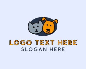 Cat Dog Pet Logo