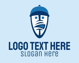 Sports Team - Football Fan Face logo design