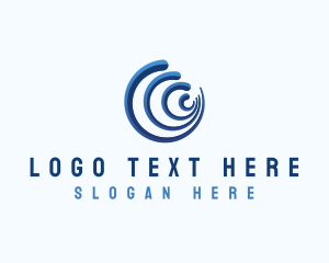 Coast - Ocean Wave Surf logo design