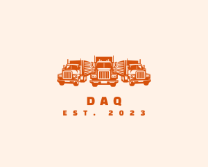 Truck Logistics Cargo logo design