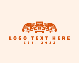 Truck Company - Truck Logistics Cargo logo design