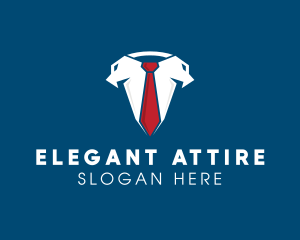 Business Suit Necktie logo design