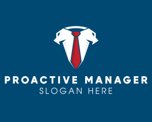 Manager - Business Suit Necktie logo design