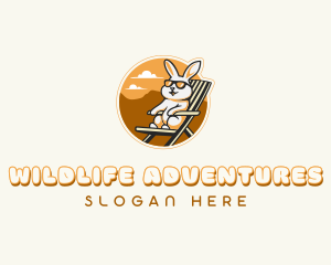 Bunny Rabbit Camping logo design