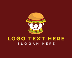 Character - Burger Boy Restaurant logo design