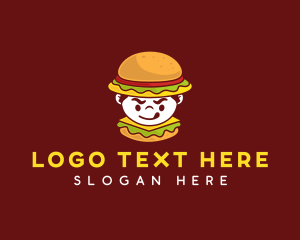 Cheese - Burger Boy Restaurant logo design