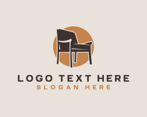 Carpentry - Chair Furniture Upholstery logo design