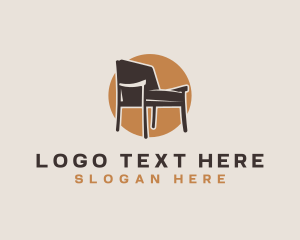Lounge - Chair Furniture Upholstery logo design