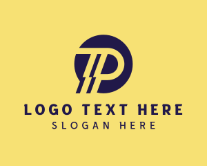 Lettermark - Tech Professional Letter P logo design